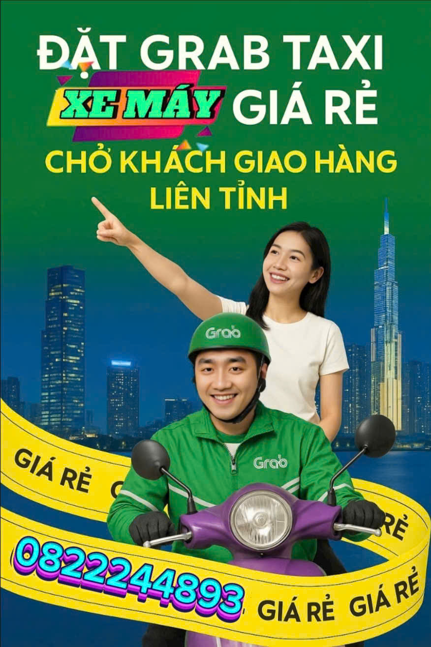 DỊCH VỤ XE ÔM GRAB PHƯỚC CHỈ TRẢNG BÀNG