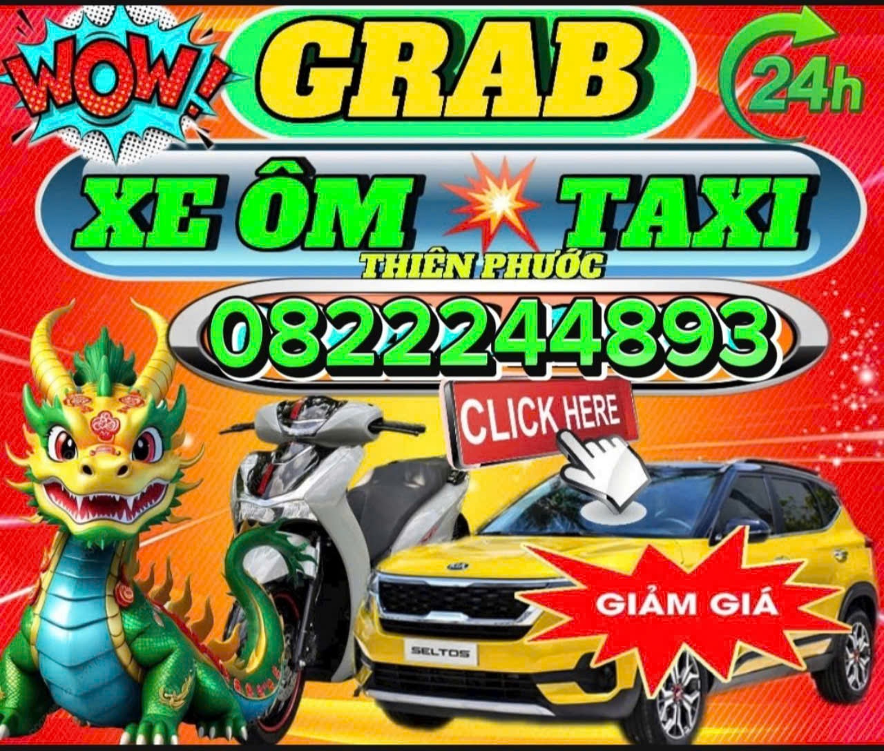 XE ÔM GRAB DƯƠNG MINH CHÂU TÂY NINH