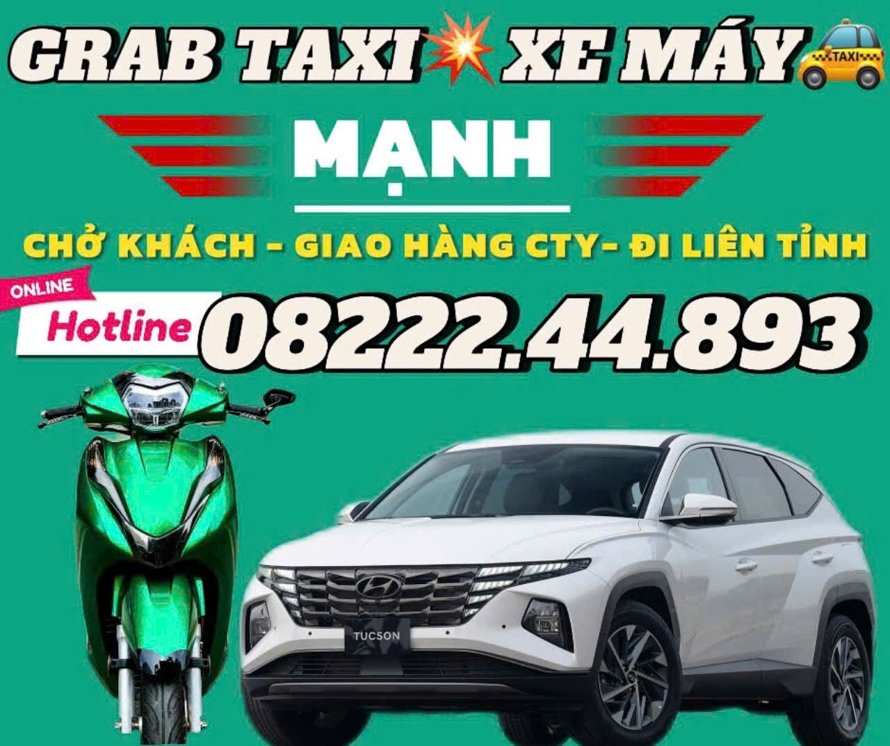 XE ÔM GRAB MỸ HẠNH NAM ĐỨC HÒA