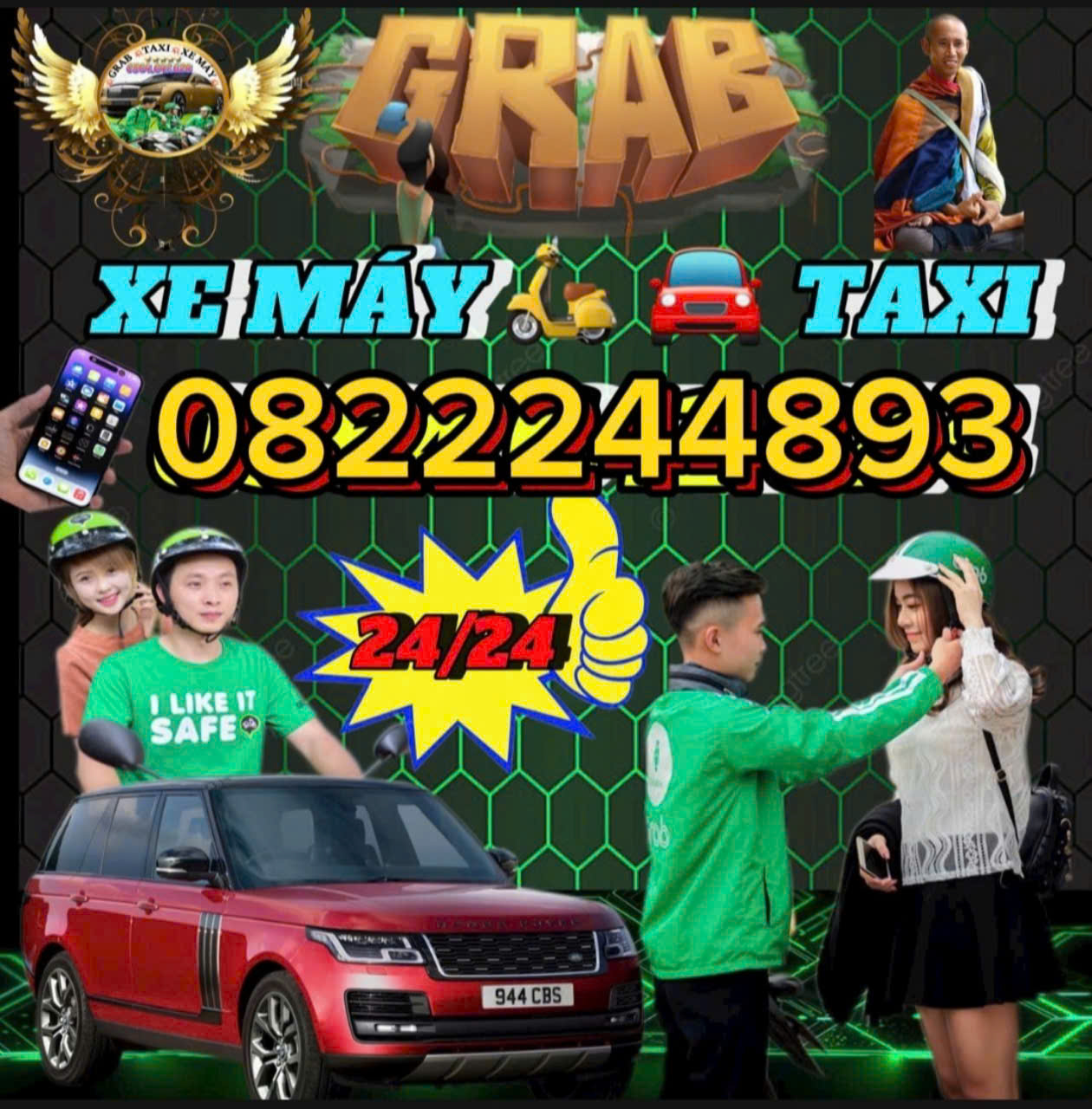 XE ÔM GRAB HIỆP HÒA ĐỨC HÒA