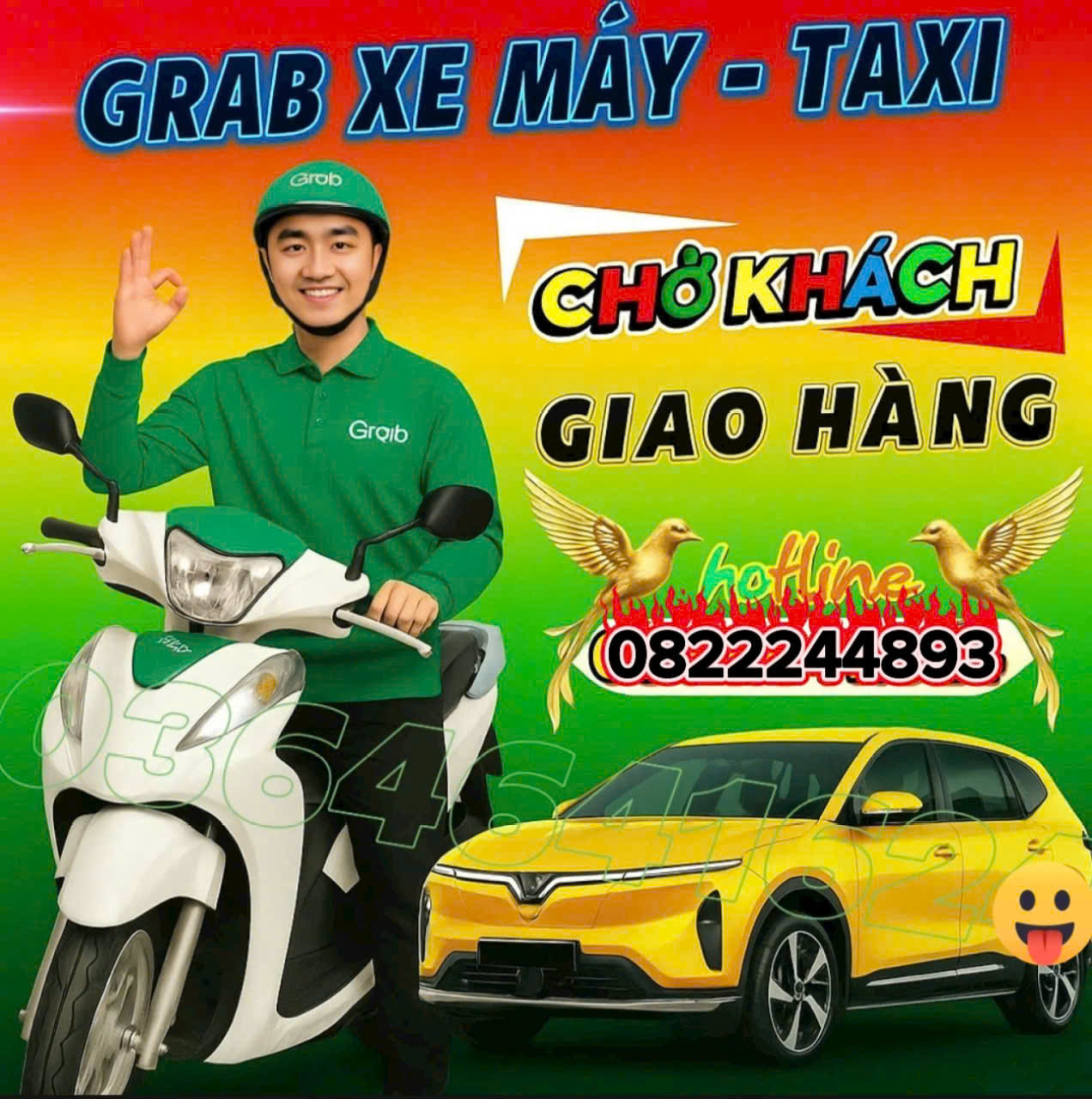 Dịch Vụ Xe Ôm Grab Long Hiệp Bến Lức